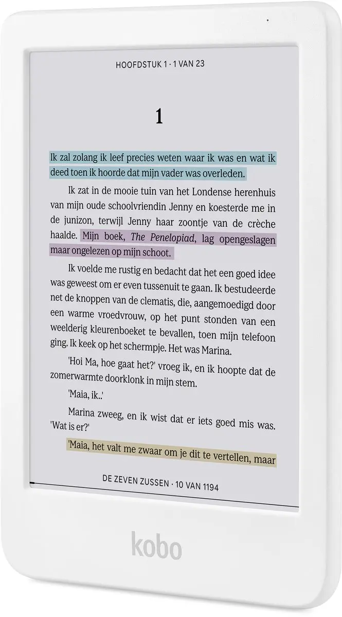 Kobo Clara Colour E-reader 6 inch - 16GB - Wit