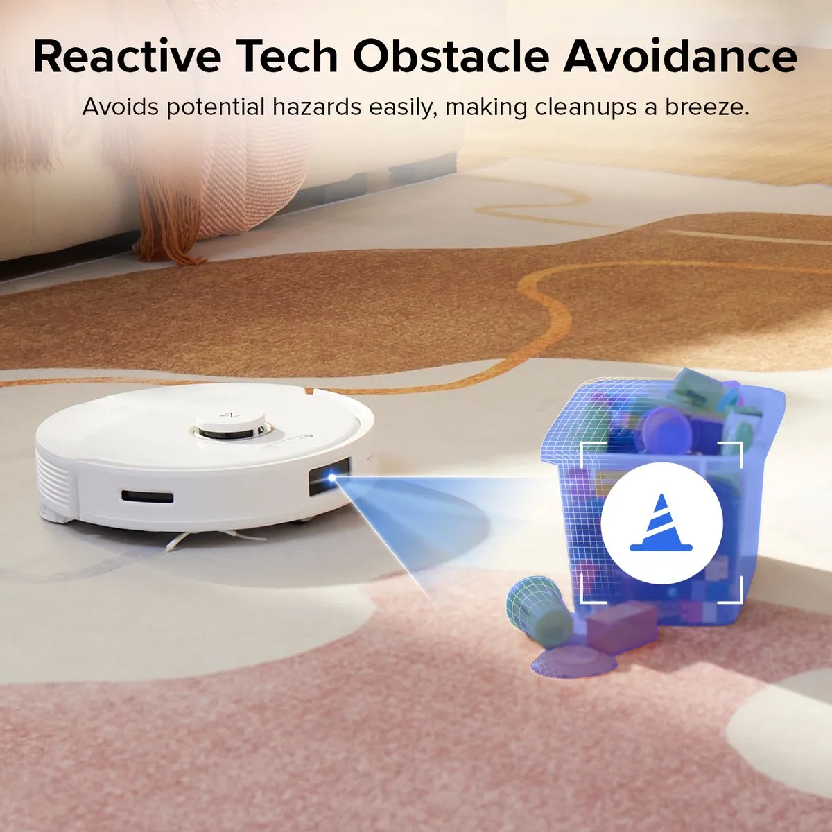 Roborock Q8 Max Robotstofzuiger Wit - Q8M02-00 - afbeelding 6 van 6