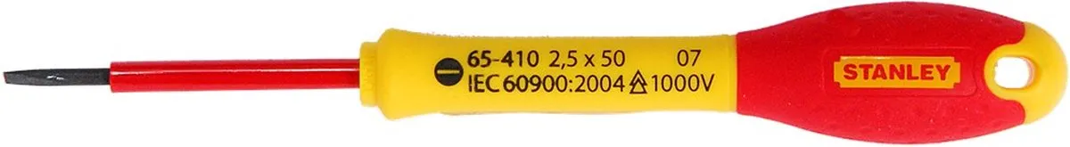 Stanley FatMax Schroevendraaier Parallel VDE 2,5x50mm - 1 Stuk