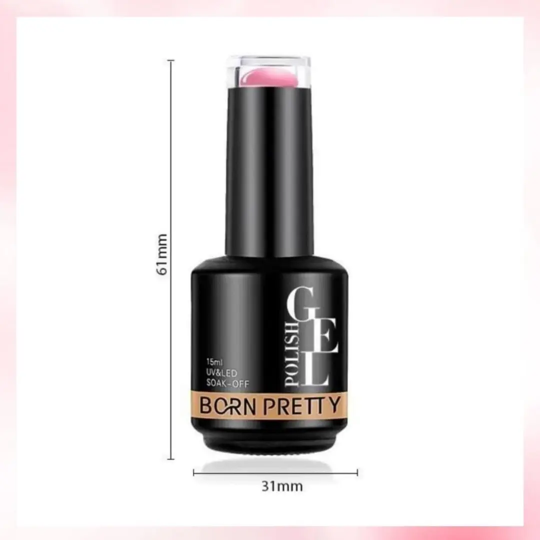 Born Pretty Rubber Base Set 8x15ml - Diverse kleuren