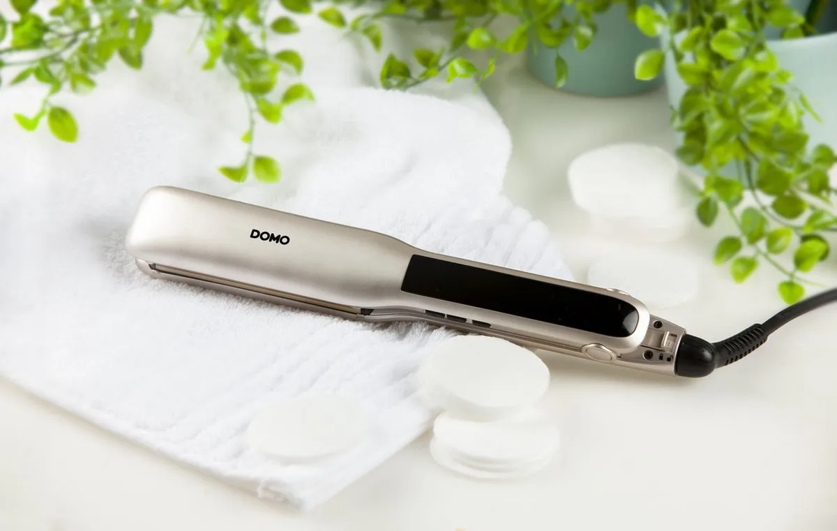 Domo DO1092HS Digitale Haarstijltang - 11 standen - Zilver