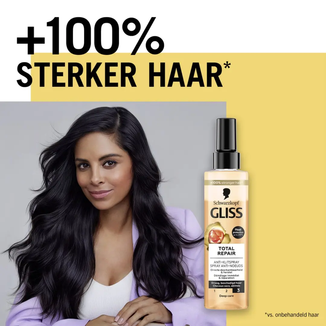 Gliss Total Repair Anti-Klit Spray - 6x 200ml