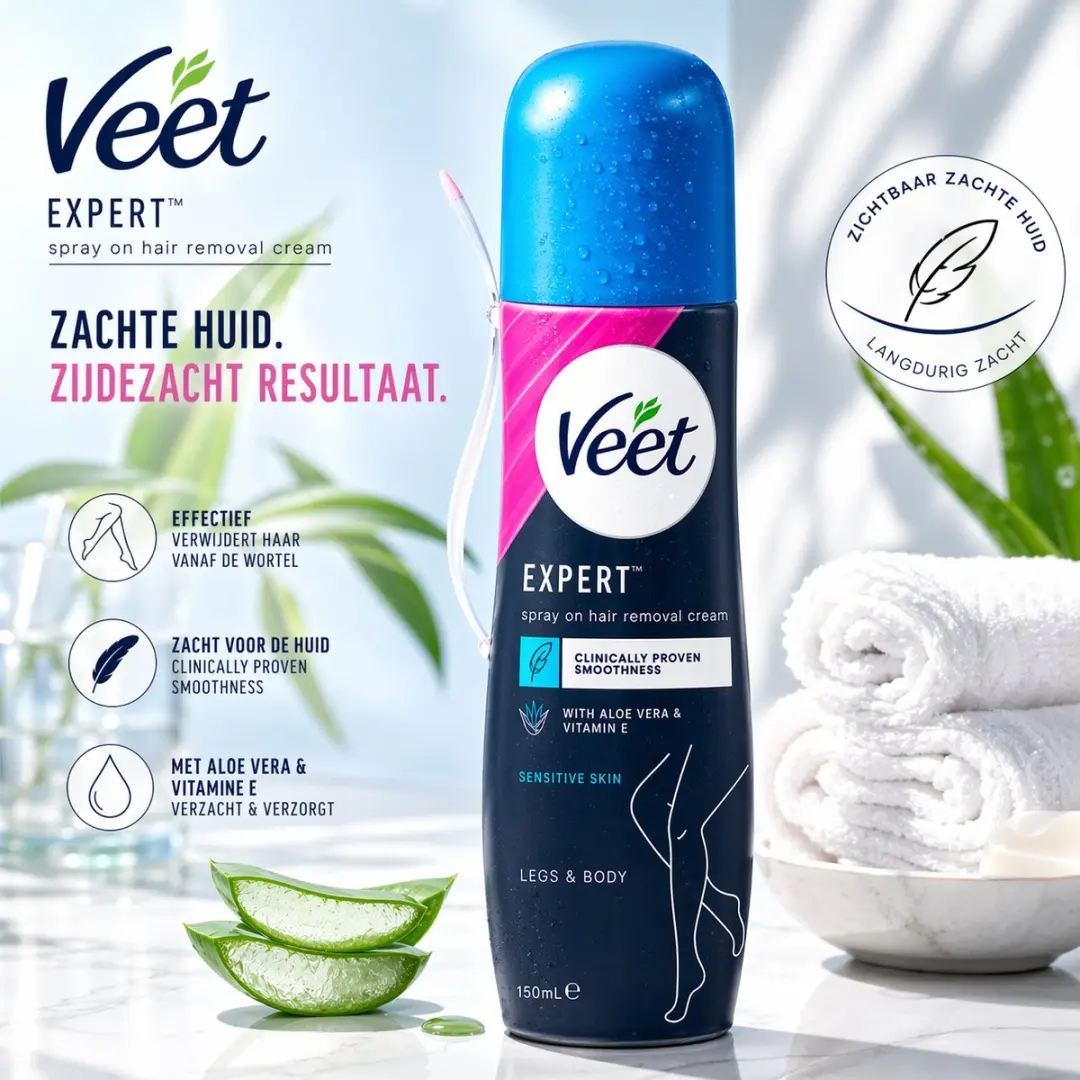 Veet Ontharingsspray Gevoelige Huid 150ml
