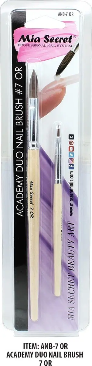 Mia Secret Academy Duo Acryl Penseel #7