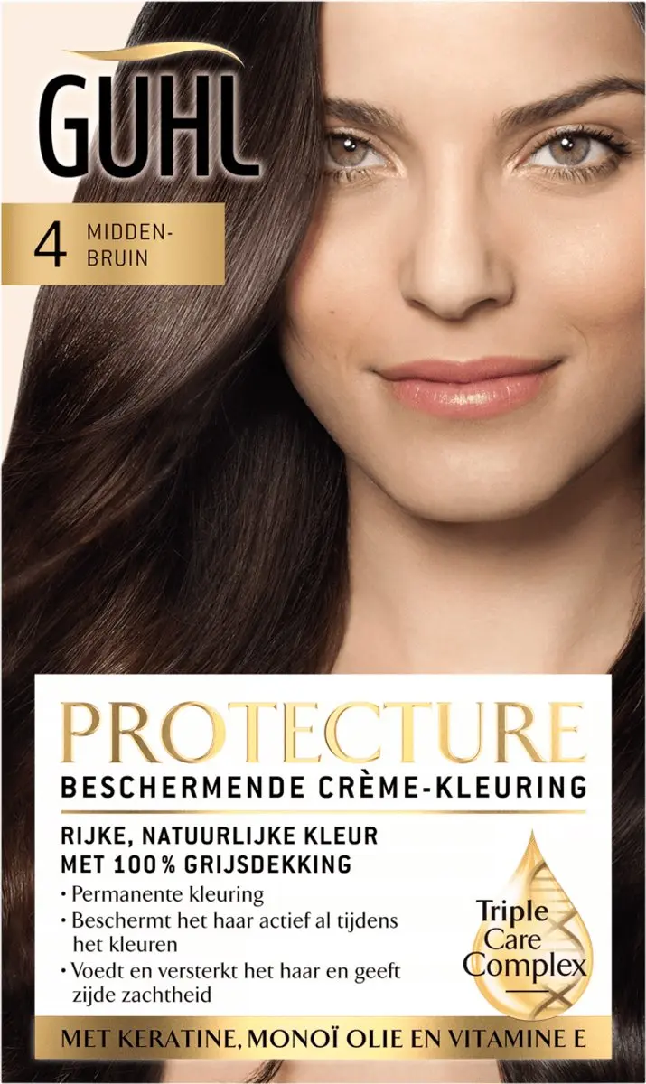 Guhl Natural Colors 4 Middenbruin Haarverf