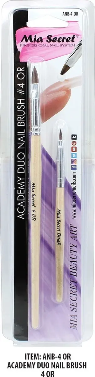 Mia Secret Academy Duo Acryl Penseel #4