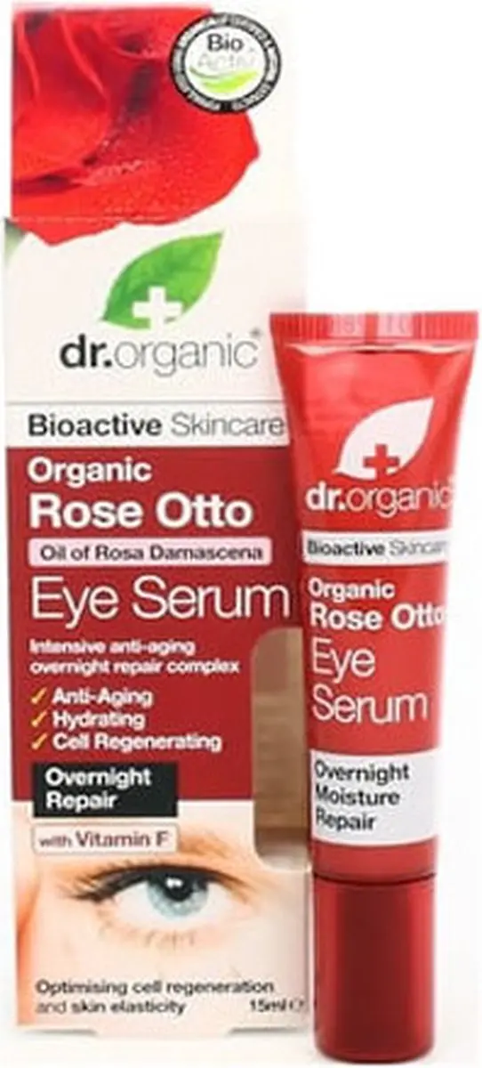 Dr Organic Rose Otto Oogserum 15ml