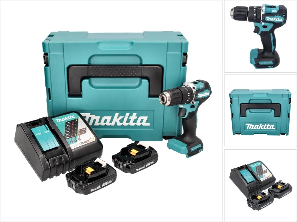 Makita DHP487RAJ Klopboor-/schroefmachine 18V