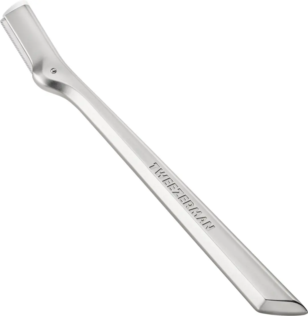 Tweezerman Wenkbrauwmesje - Precisie Brow Razor Zilver