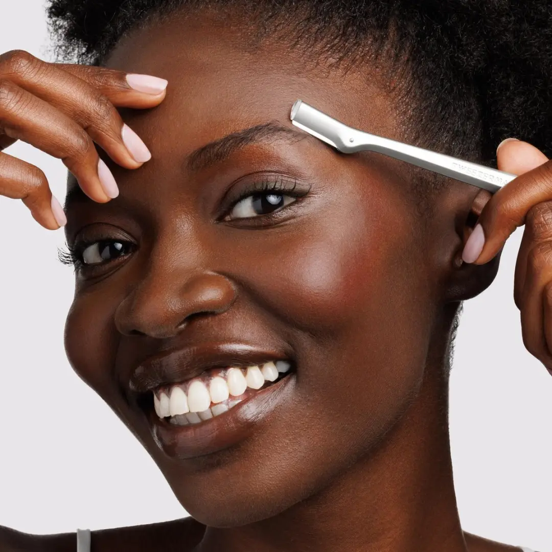 Tweezerman Wenkbrauwmesje - Precisie Brow Razor Zilver