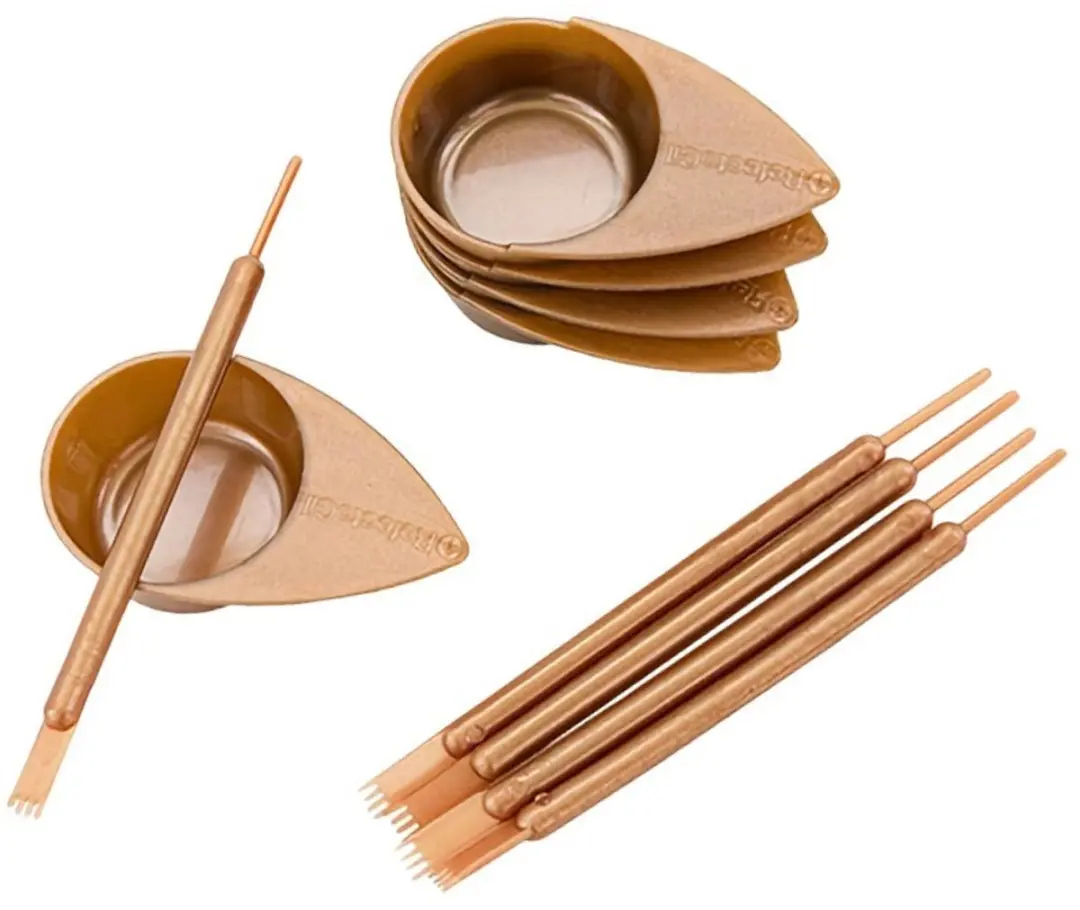 Refectocil Application Sticks Mini Wenkbrauwset - 5 Bakjes & 5 Applicators - 7ml - Brons