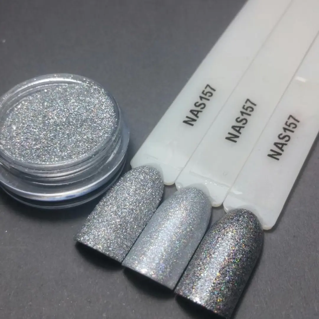 Korneliya Nailart Sugar Nagelglitter 157 Holografic Silver