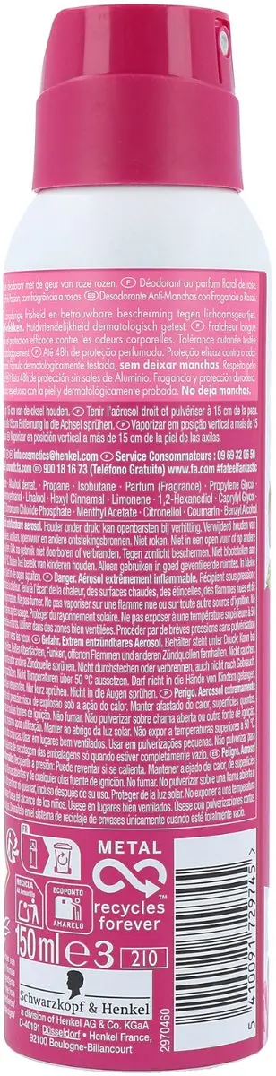 Fa Deodorant Spray Pink Passion 150ml