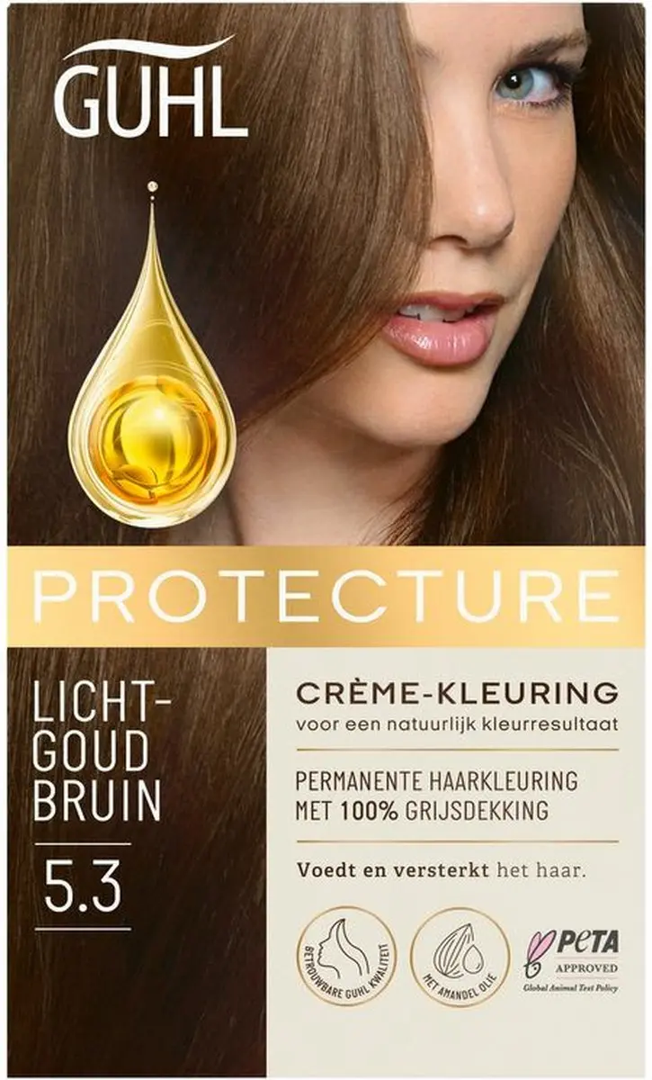 Guhl Beschermende Crème-Kleuring 5.3 Lichtgoudbruin - 1g