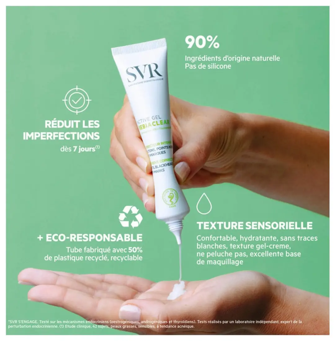 SVR Sebiaclear Active Gel 40ml - 40 Stuks