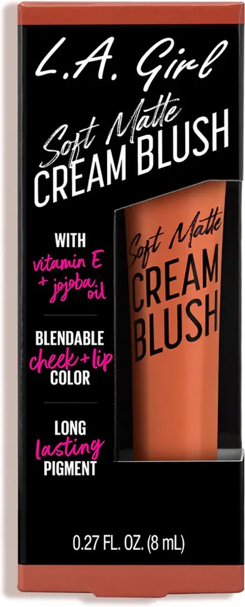L.A. Girl Soft Matte Cream Blush Blissful - 8ml - Oranje