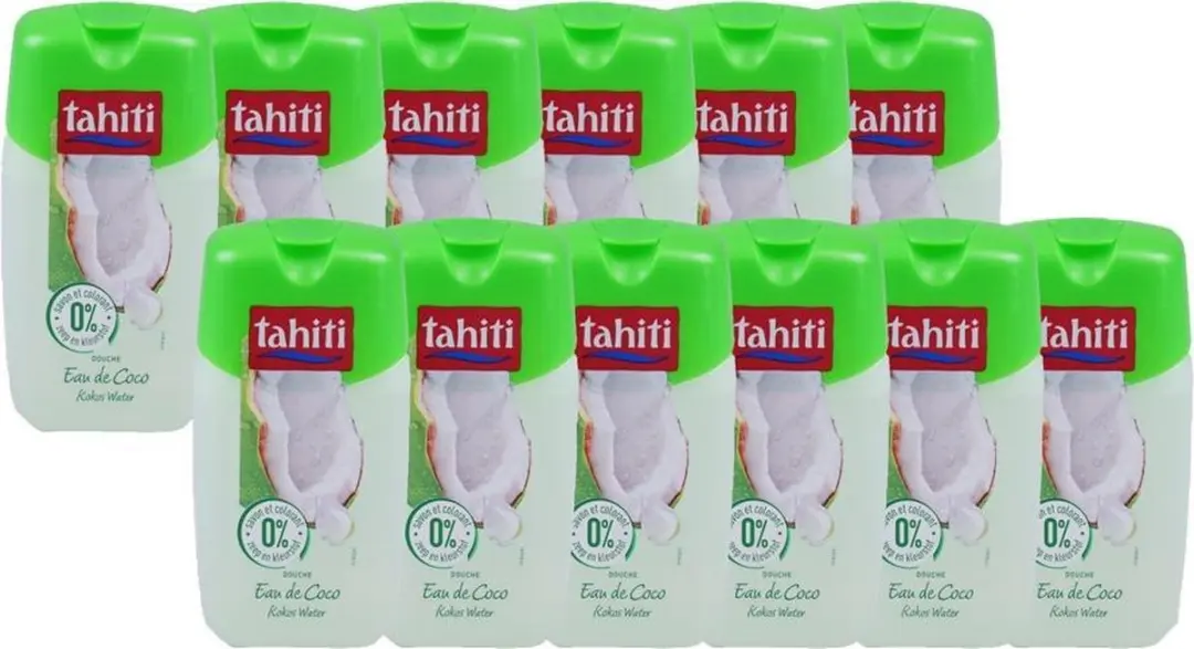 Tahiti Douchegel Kokos Water 250ml - 12 Stuks