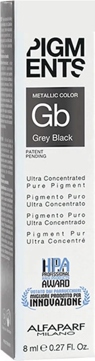 ALFAPARF Ultra Concentrated Pigments Grey Black 6x8ml