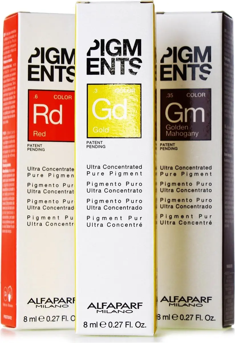 ALFAPARF Ultra Concentrated Pigments Grey Black 6x8ml