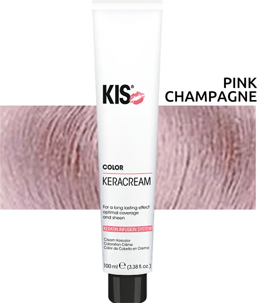 KIS KeraCream Color Metallics Pink Champ 150ml