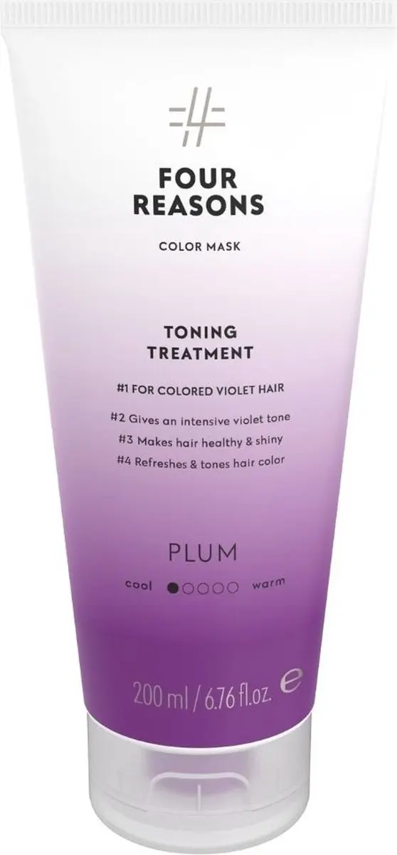 Four Reasons Color Mask Plum 200ml