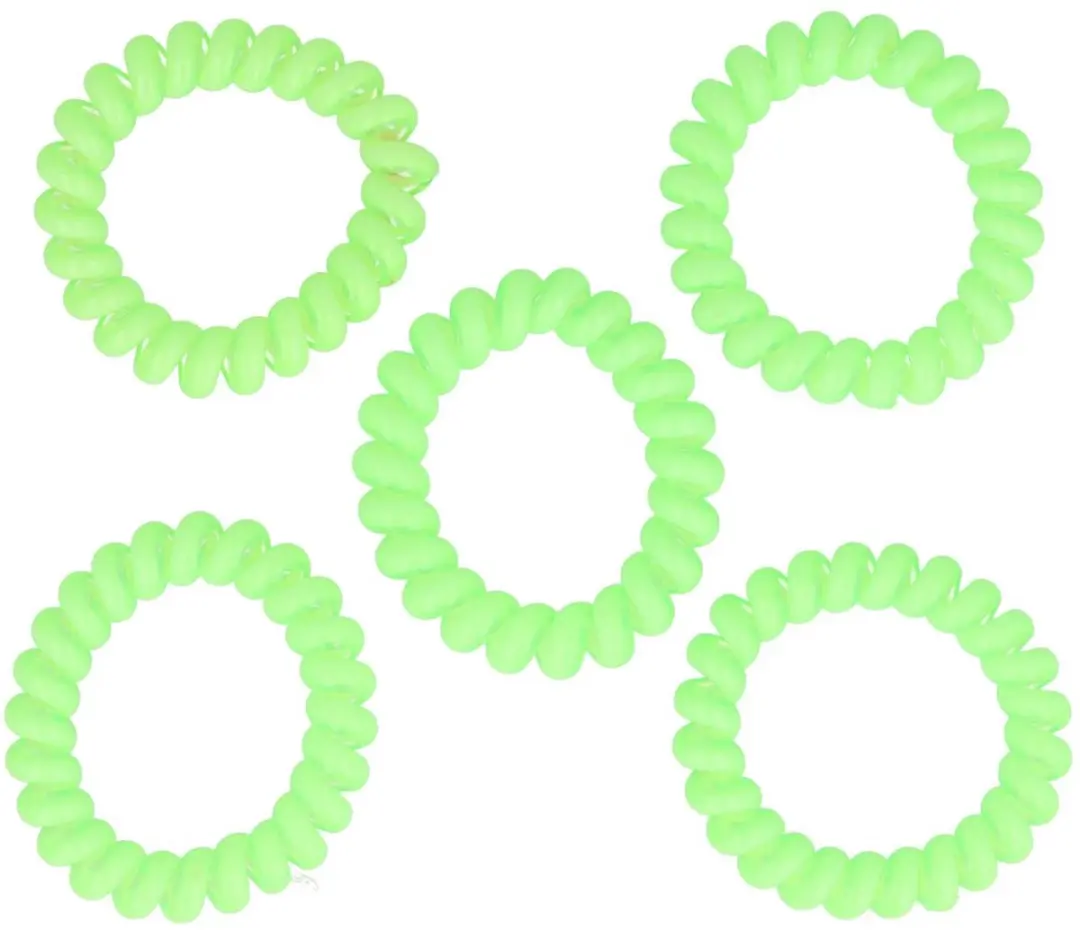 Haarsoires Invisibobble Basic Telefoondraad Groen Set