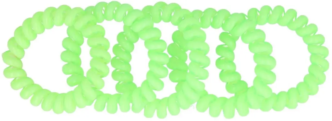Haarsoires Invisibobble Basic Telefoondraad Groen Set - 5 Stuks