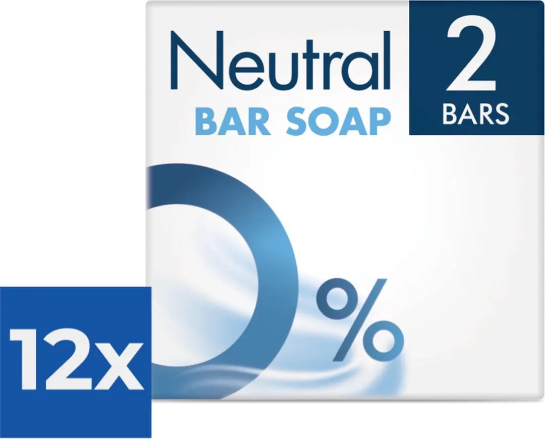 Neutral Bar Soap 2x100g - 12 Stuks