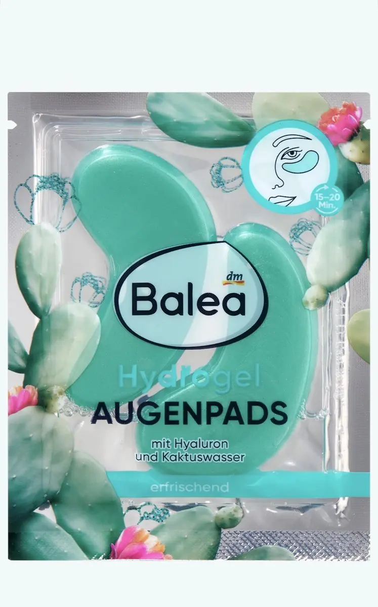 Balea Ogenpads Hydrogel Kaktuswater