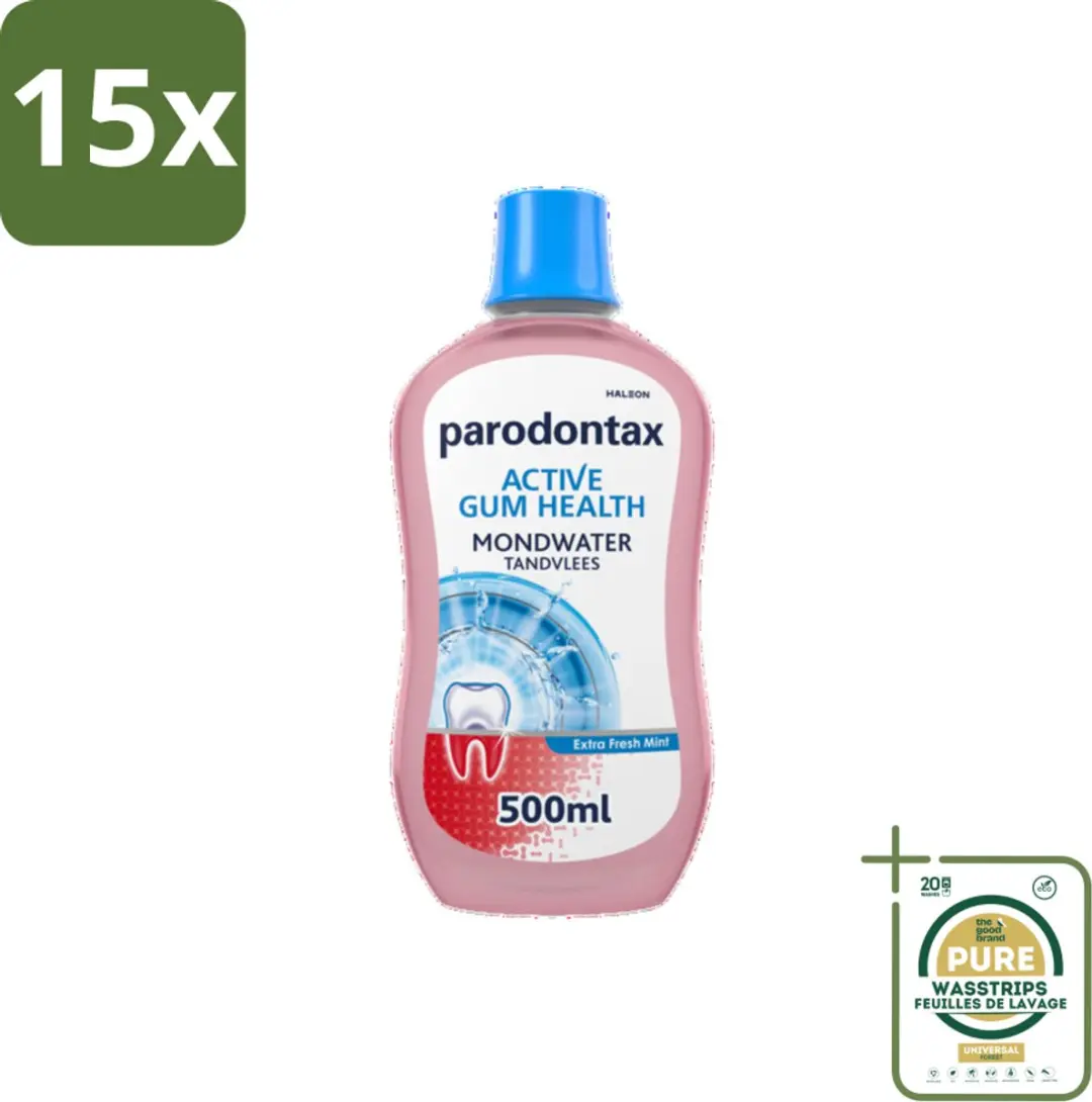 Parodontax Extra Fresh Mint Mondwater - 15x500ml