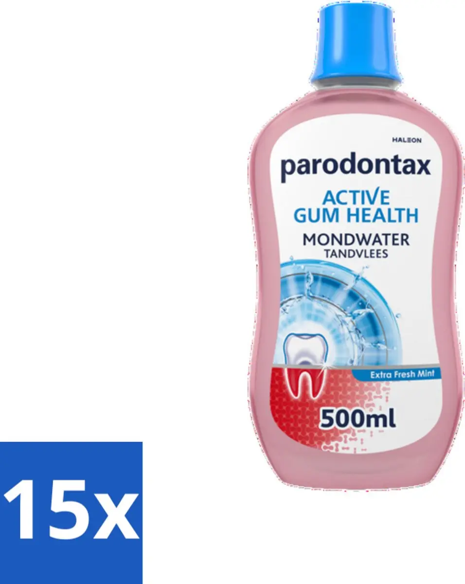 Parodontax Extra Fresh Mint Mondwater - 15x500ml
