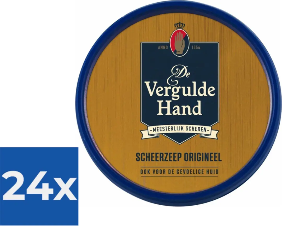 Vergulde Hand Scheerzeep Tablet 75g - 24 Stuks