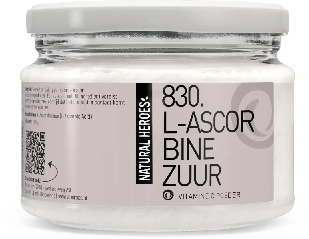 Natural Heroes L-Ascorbinezuur 250ml Vitamine C Poeder