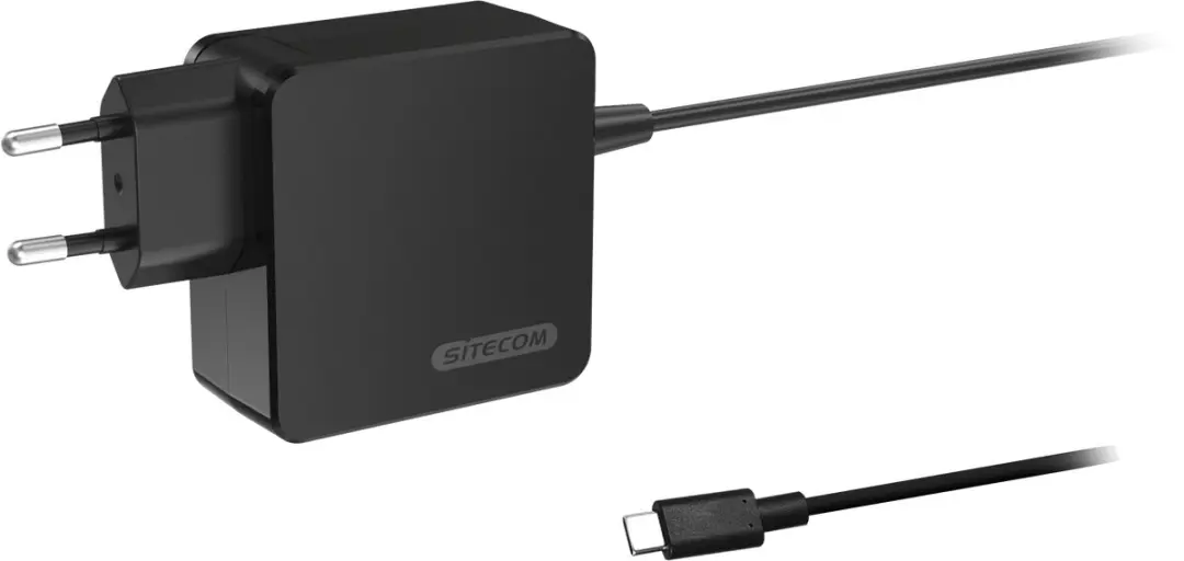 Sitecom CH-2023 Universele Notebooklader 100W - USB-C - 1,8m - Zwart
