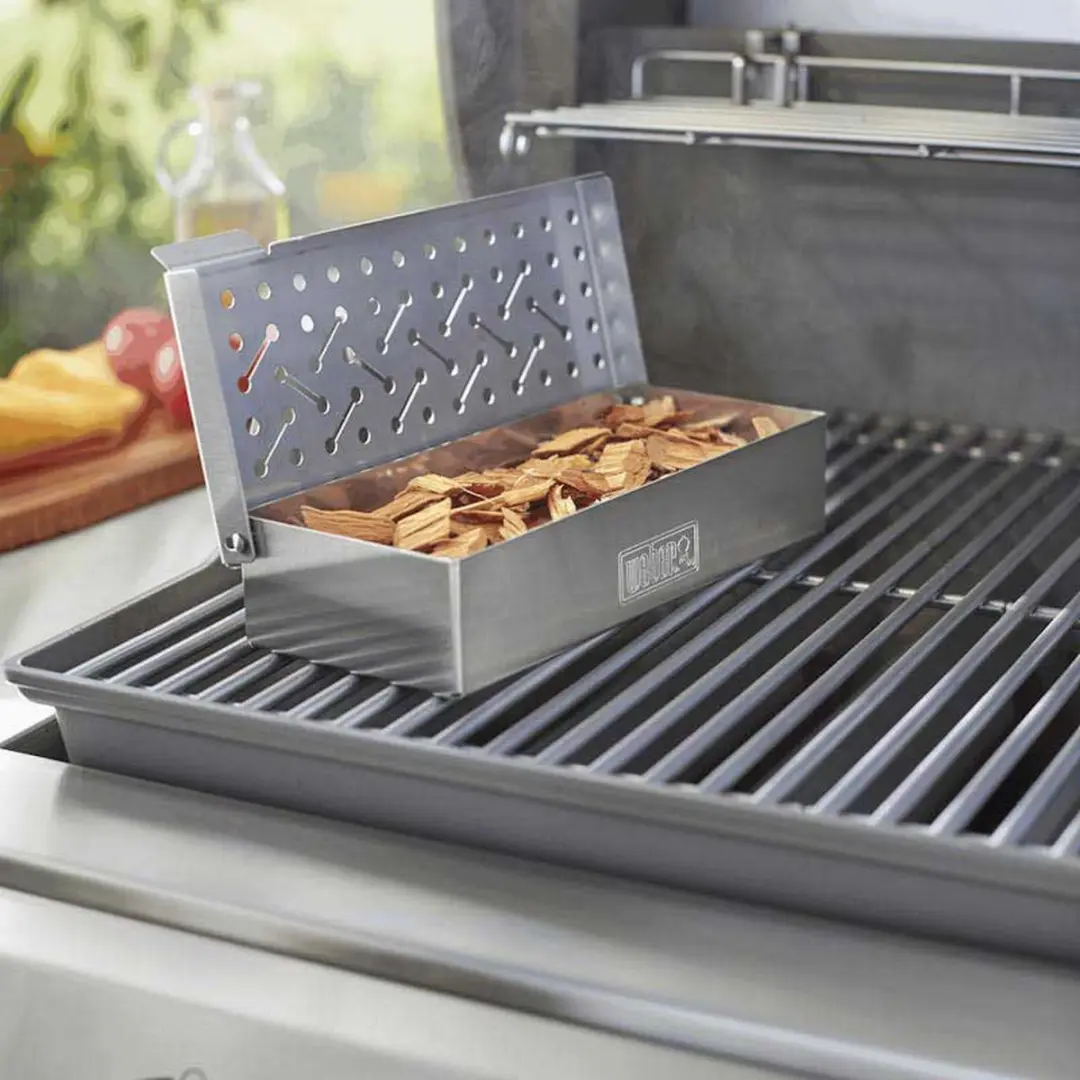 Weber Universele Rookbox RVS