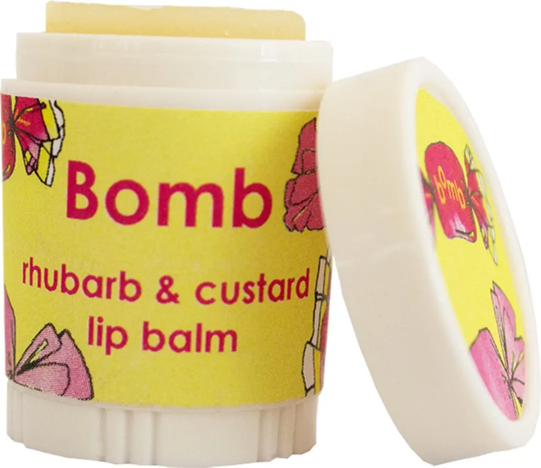 Bomb Cosmetics Rhubarb & Custard Lip Balm 4.5g