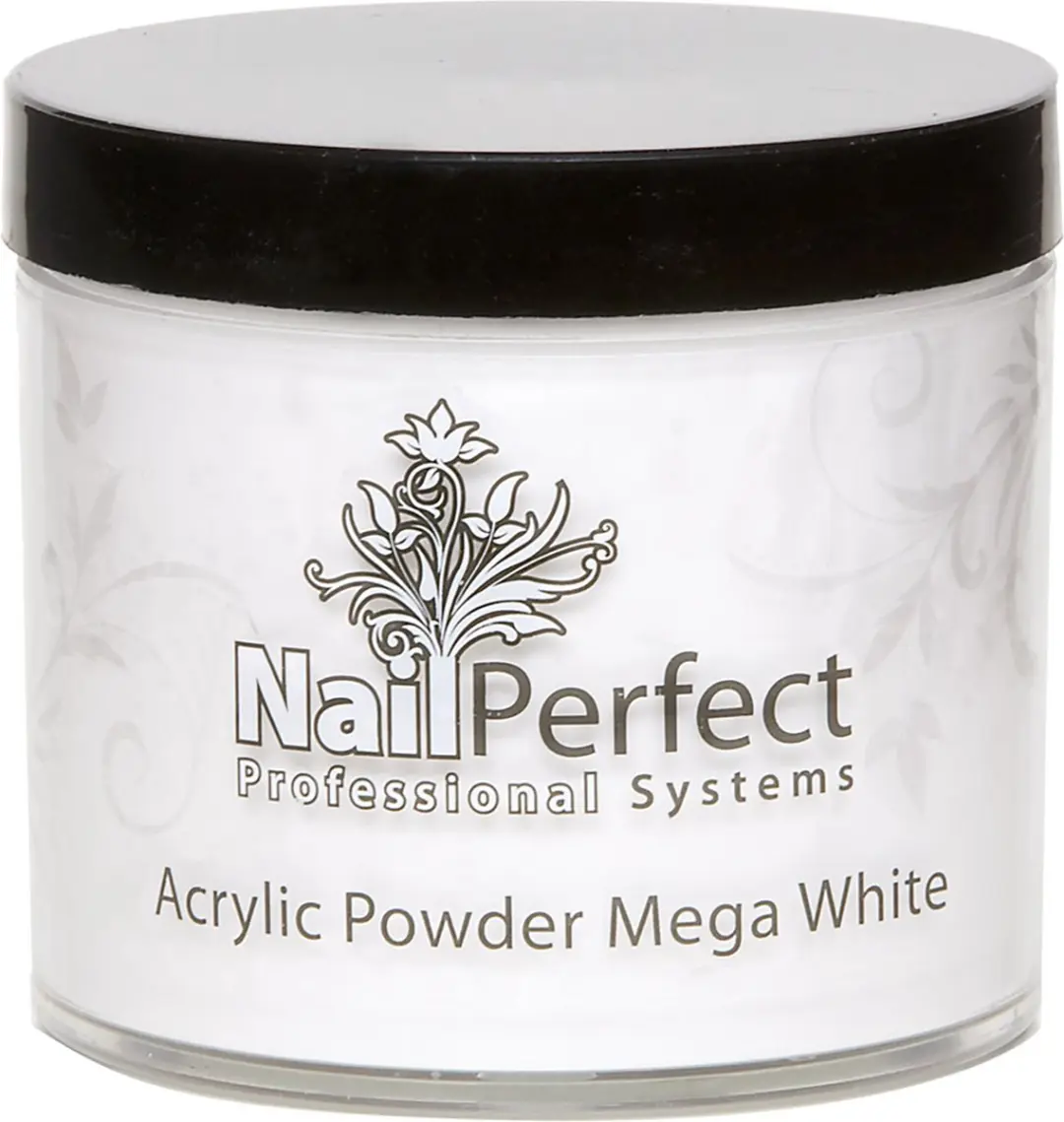 Nail Perfect Basic Acrylic Powder Mega White 25ml