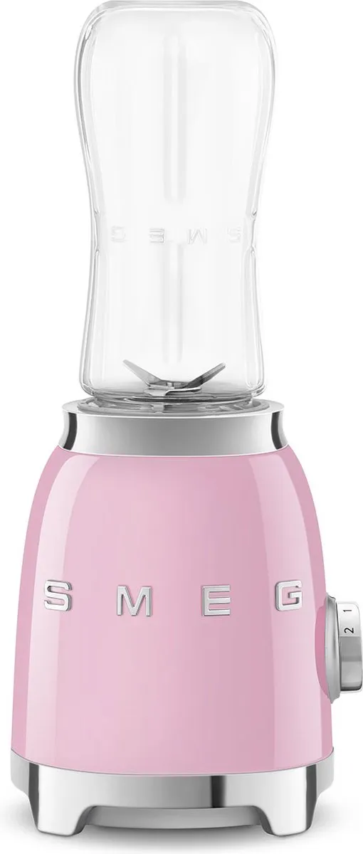 Smeg PBF01PKEU Personal Blender 600ml - Roze - 300W