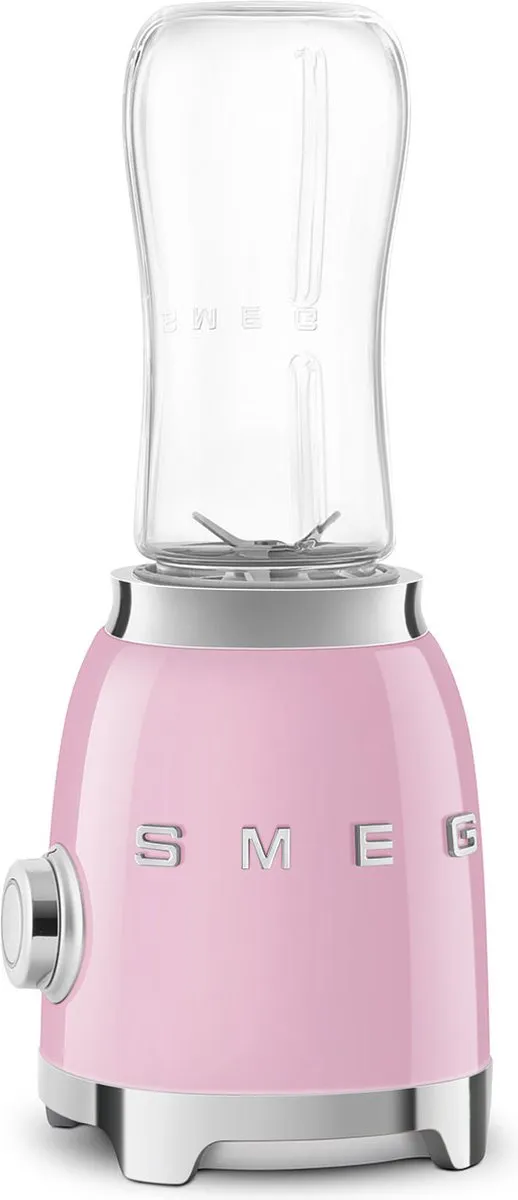 Smeg PBF01PKEU Personal Blender 600ml - Roze - 300W