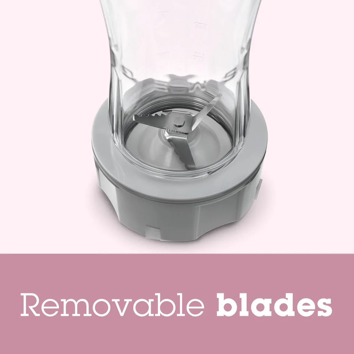 Smeg PBF01PKEU Personal Blender 600ml - Roze - 300W