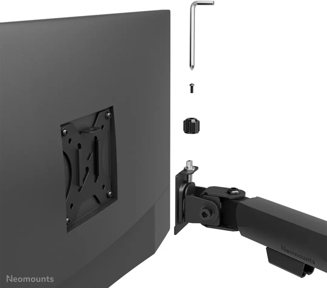 Neomounts NERO DS60-600BL1 Monitorarm 1 scherm - 10-32" - Zwart