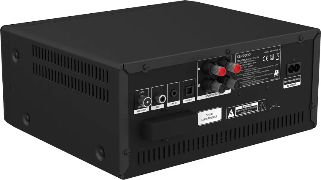 Kenwood M-9500SB Smart Micro HiFi - Zwart - afbeelding 6 van 6
