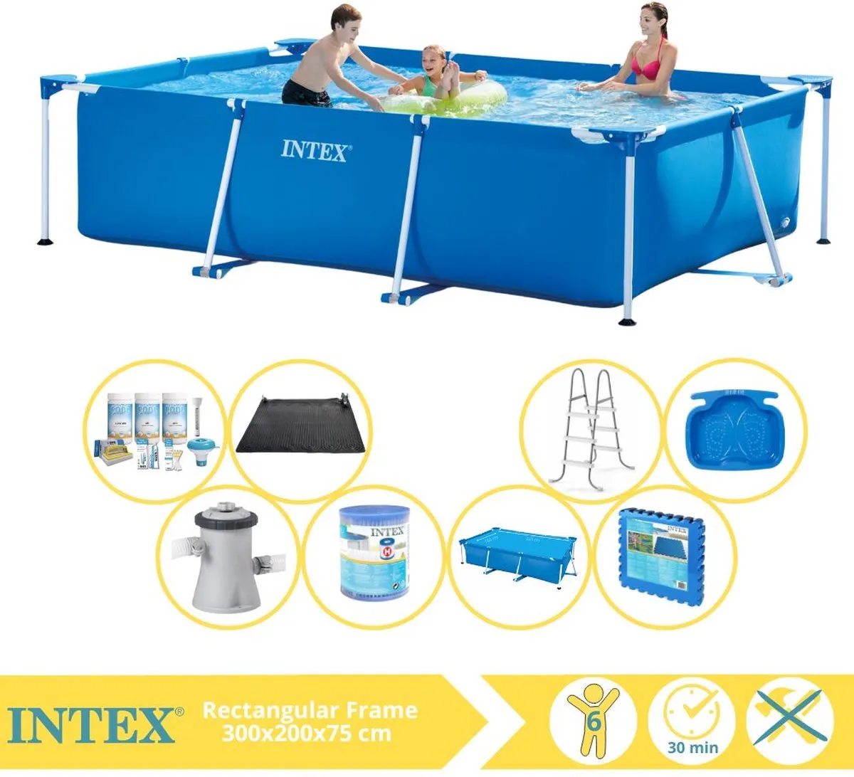 Intex 28272NP Opzetzwembad 300x200x75cm