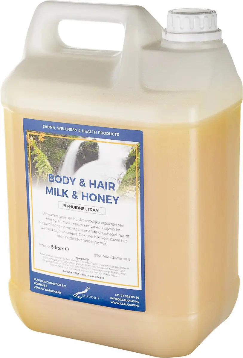 Splashbox Cosmetics Body & Hair Milk & Honey 5L