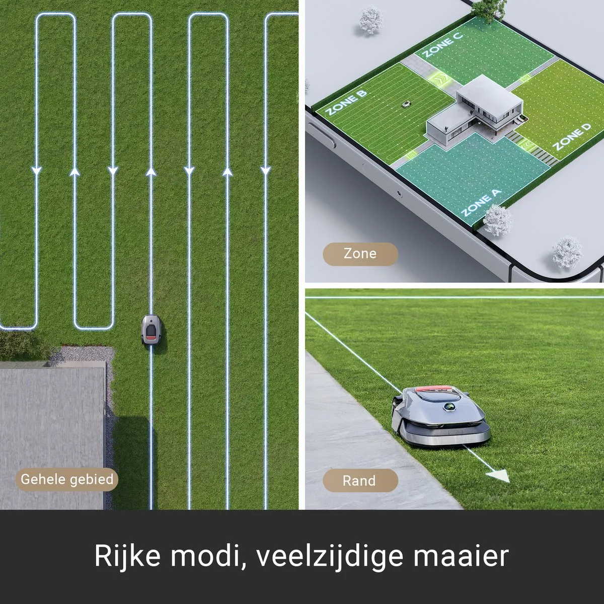 Dreame A1 Robotmaaier - Draadloze Grenzen & U-vormige Routeplanning - afbeelding 6 van 6