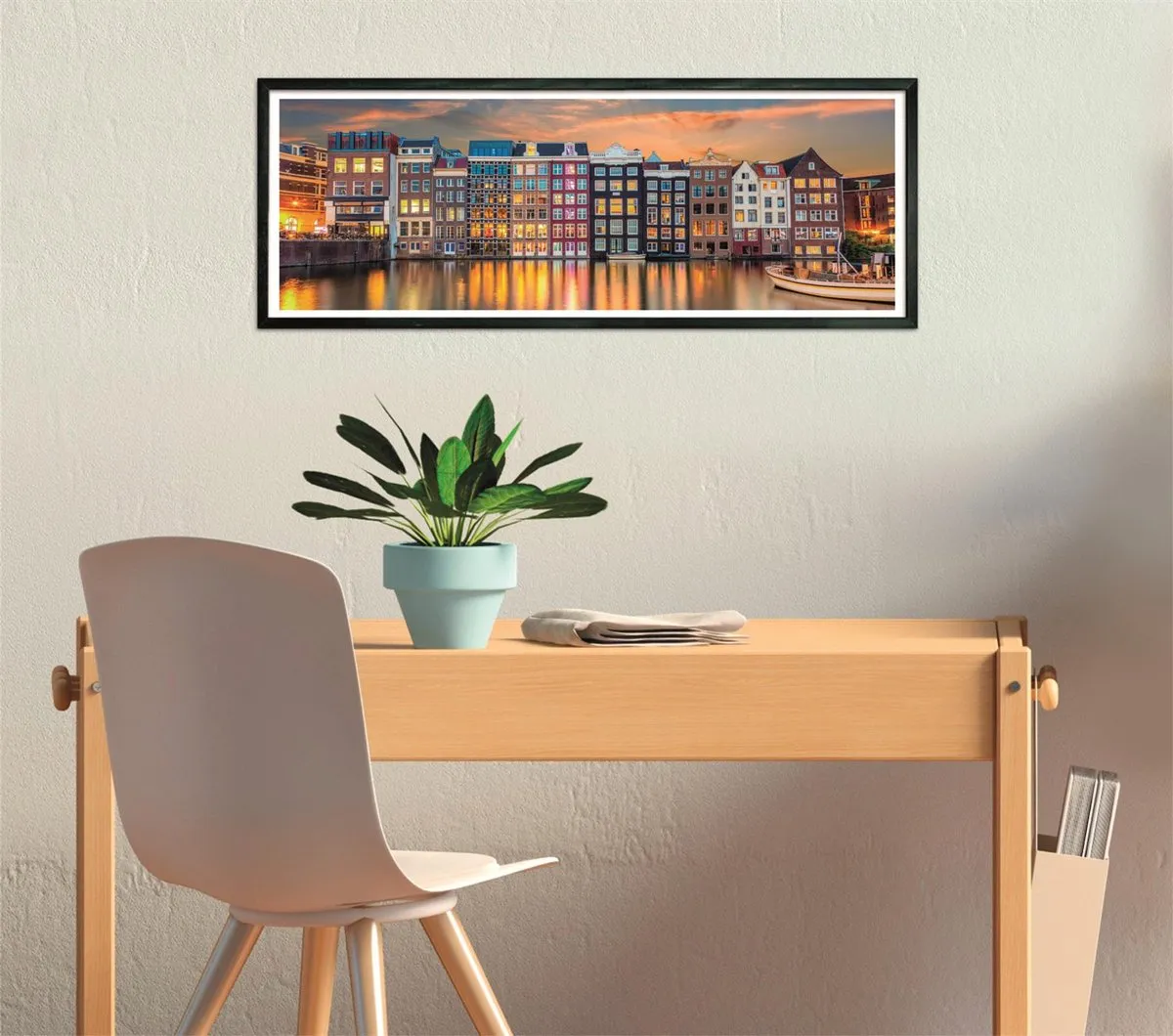 Clementoni Puzzel Panorama Amsterdam 1000 Stuks - Multicolor - afbeelding 6 van 6