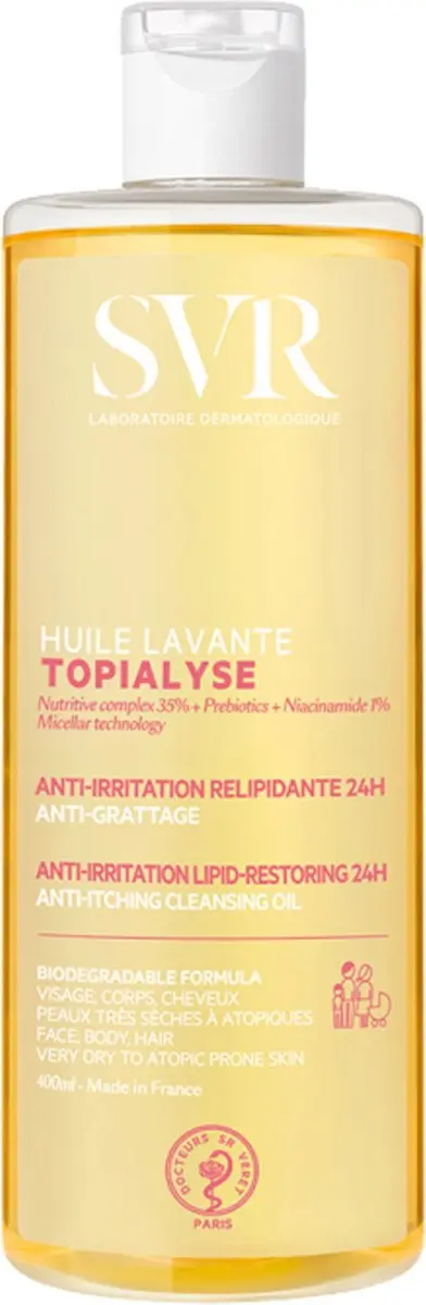 SVR Topialyse Schoonmaakster Lichaamsolie 400ml