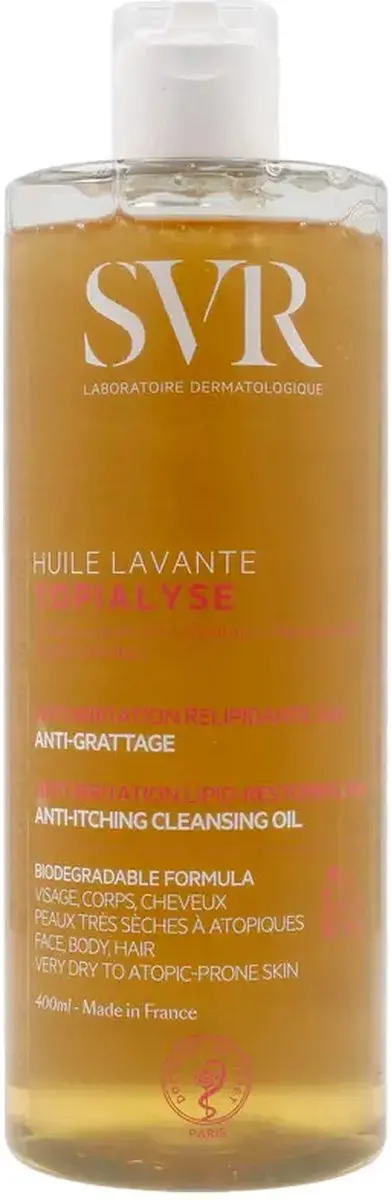 SVR Topialyse Schoonmaakster Lichaamsolie 400ml