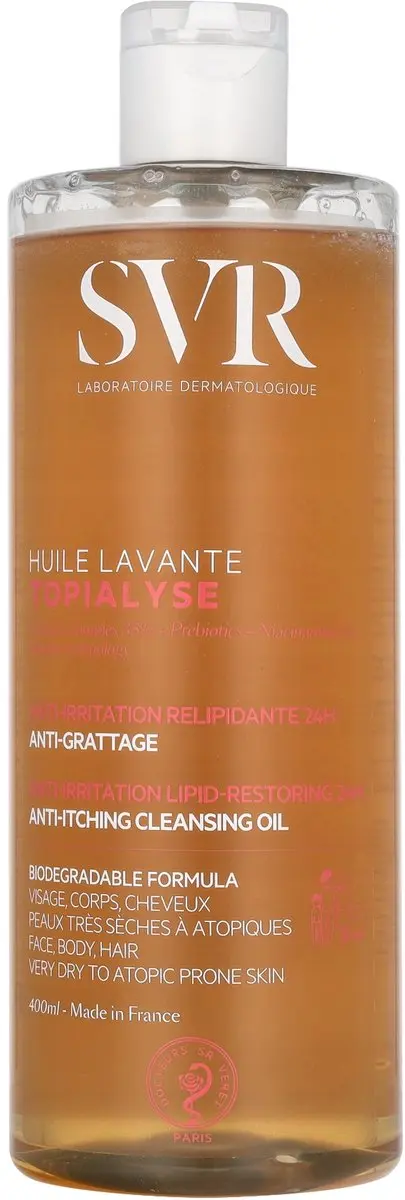 SVR Topialyse Schoonmaakster Lichaamsolie 400ml