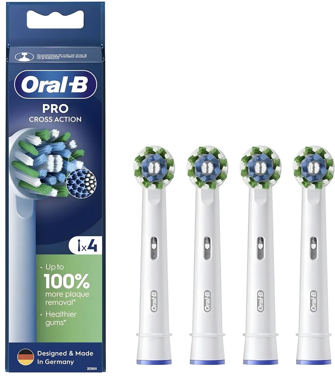 Oral-B Cross Action Eb50EB-4 Opzetborstels